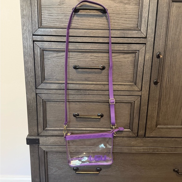 LSU Clear Crossbody Bag by - Picture 2 of 2